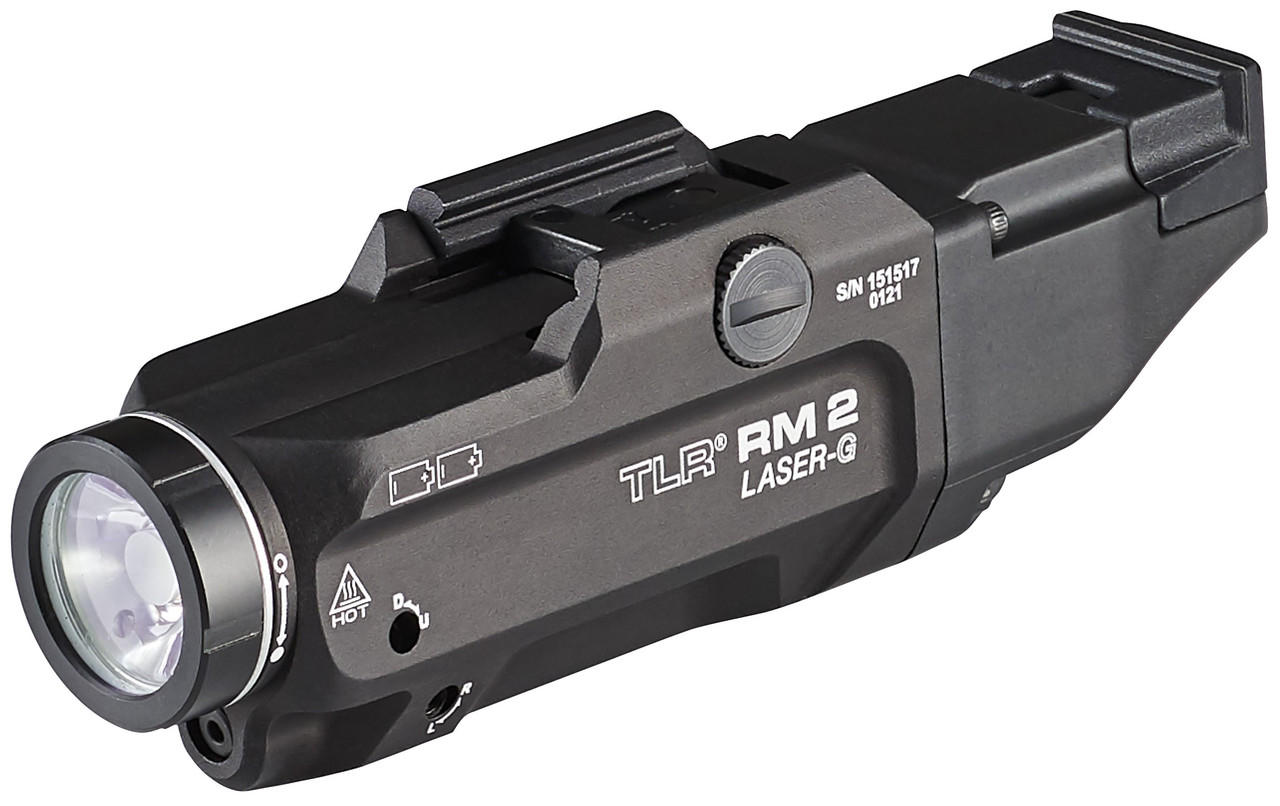 Streamlight TLR RM 2 Laser G 1,000 Lumen Long Gun Light With Streamlight TLR RM 2 Laser G 1,000 Lumen Long Gun Light With