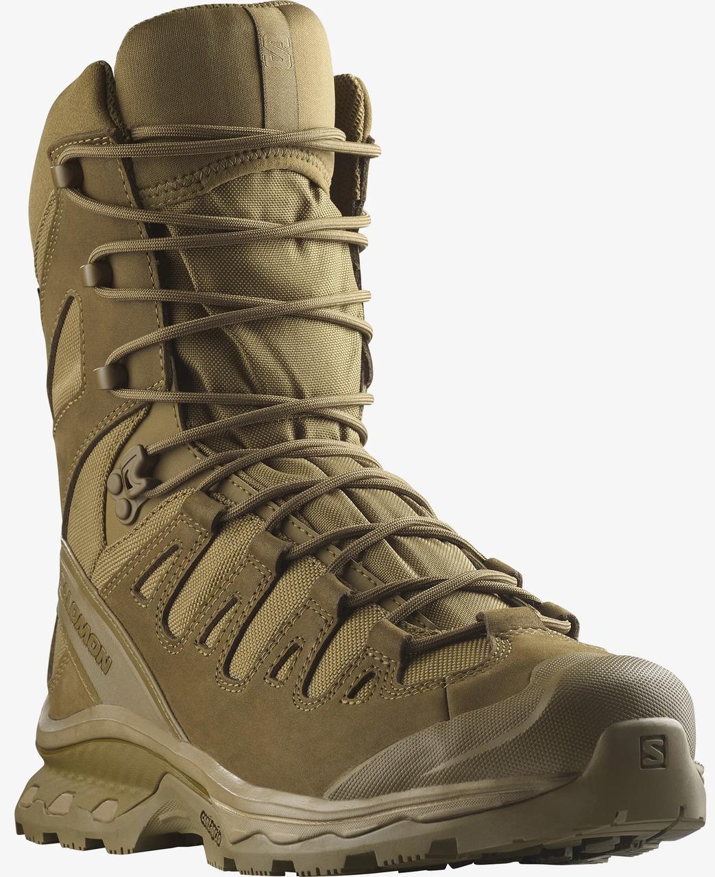 Salomon Coyote Brown Quest 4D Forces 2 High GTX Boots L47234200 | 10-Standard | Leather/Rubber 