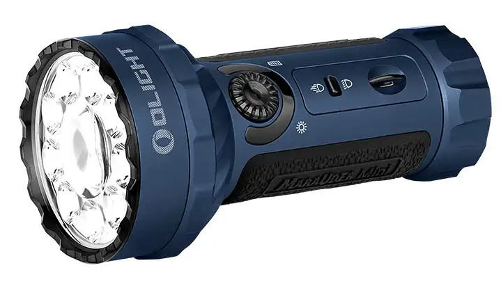 OLIGHT Marauder Mini ブルー OLIGHT Marauder Mini 7,000 Lumens Bright Flashlight with 600