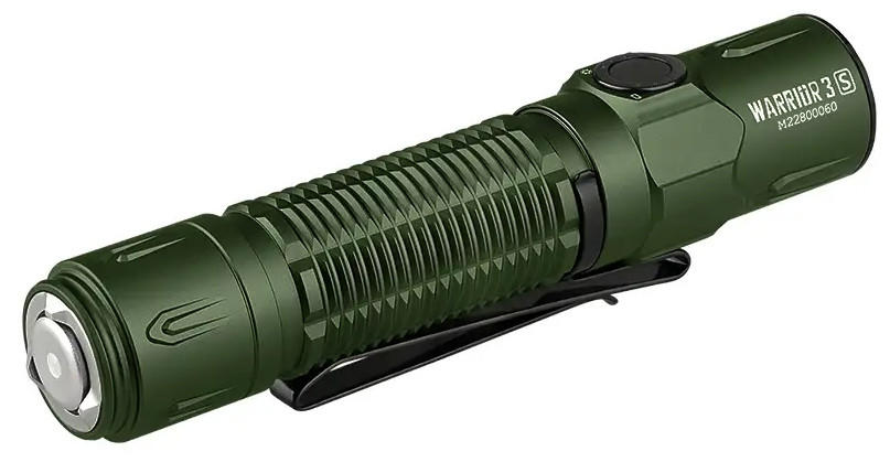 Olight Warrior 3S High Beam 2300 Lumen Tactical Flashlight - OD Green