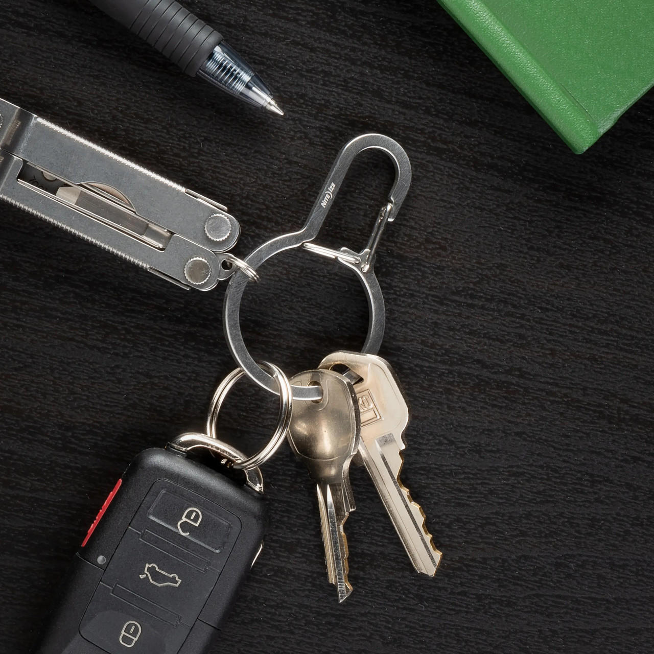 NiteIze DualPass Dual Chamber Key Ring DDK-11-R3