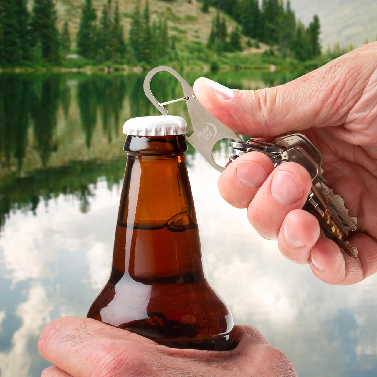 NiteIze Z-Rack Keychain Bottle Opener ZRB-11-R6