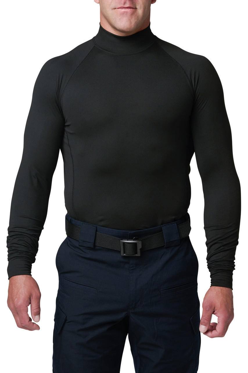 free country mens long sleeve mock neck top