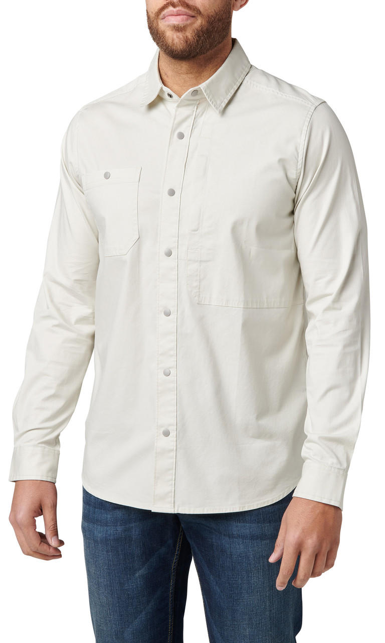 cen. シャツ Signature Panel Pockets Shirt Jacket - Black – 7115 by Szeki