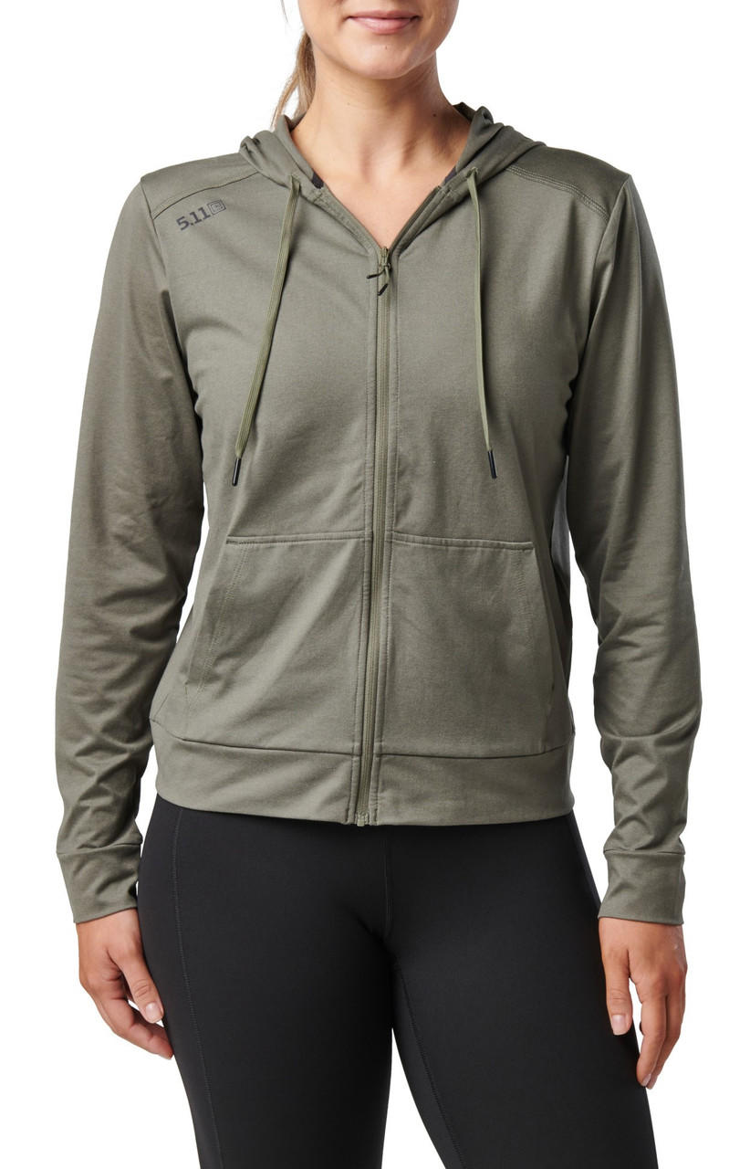 5.11 Tactical Women's PT-R Emily Full Zip Workout Hoodie