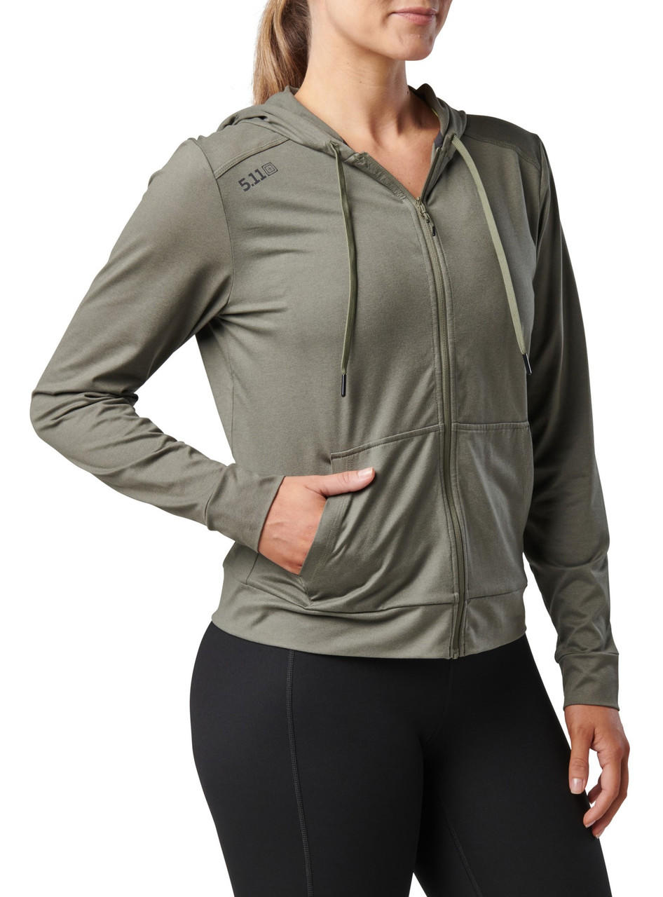 5.11 Tactical Women's PT-R Emily Full Zip Workout Hoodie