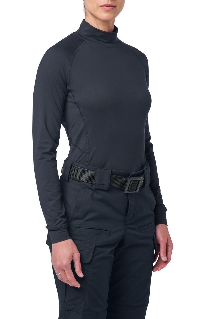 5.11 Tactical Women's Mock Neck Moisture Wicking Long Sleeve Top 32164