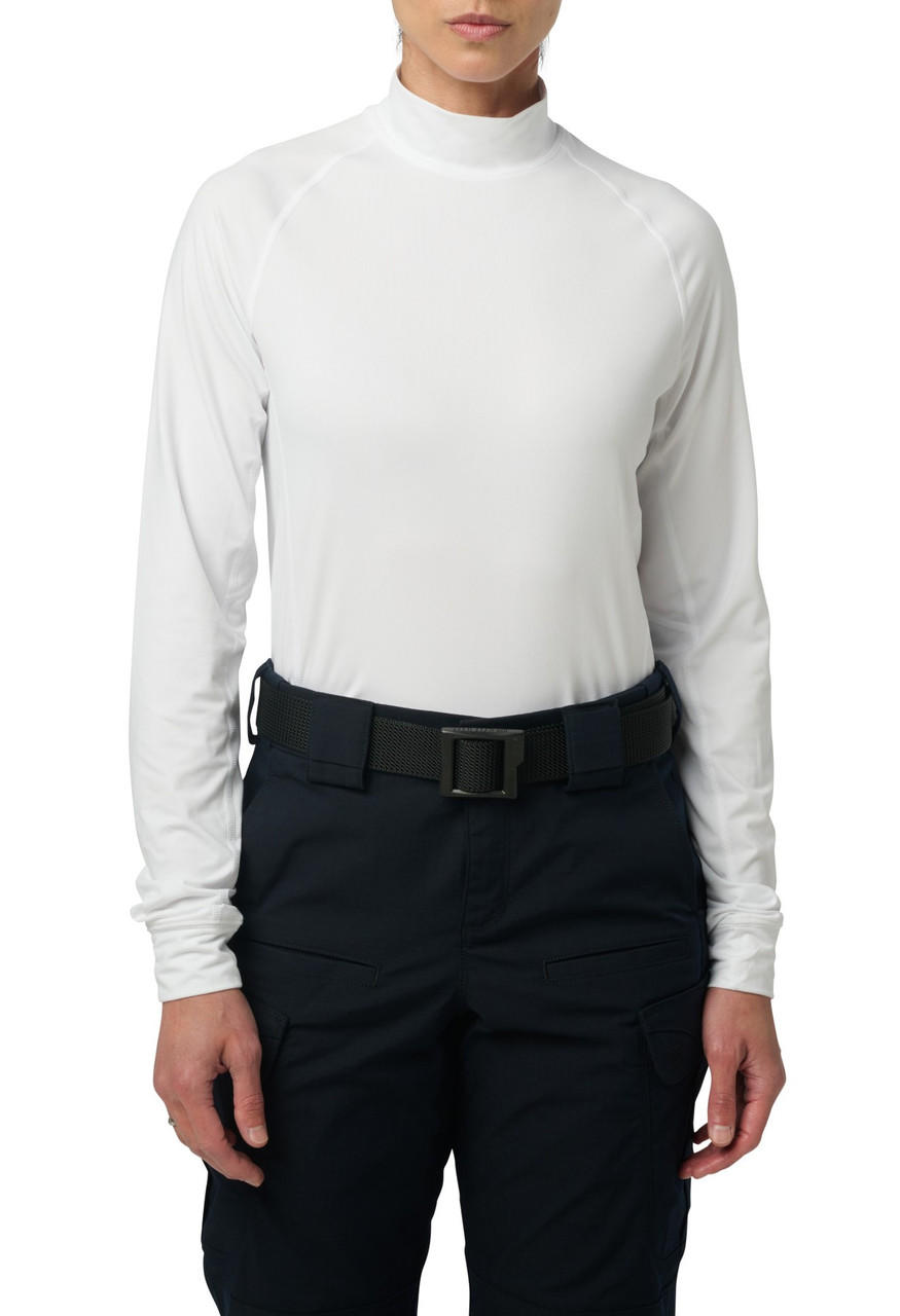 5.11 Tactical Women's Mock Neck Moisture Wicking Long Sleeve Top 32164