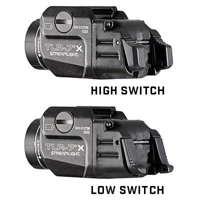 Streamlight TLR-7 X USB 500 Lumen USB Rechargeable Handgun Light