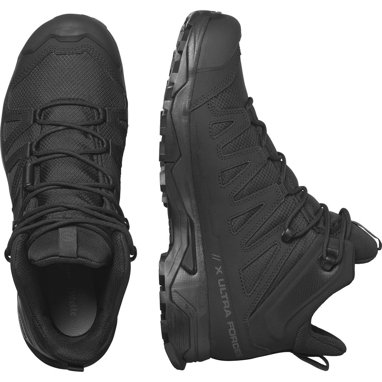 Salomon Black X Ultra Forces Mid Tactical Boot: Comfortable, supportive ...