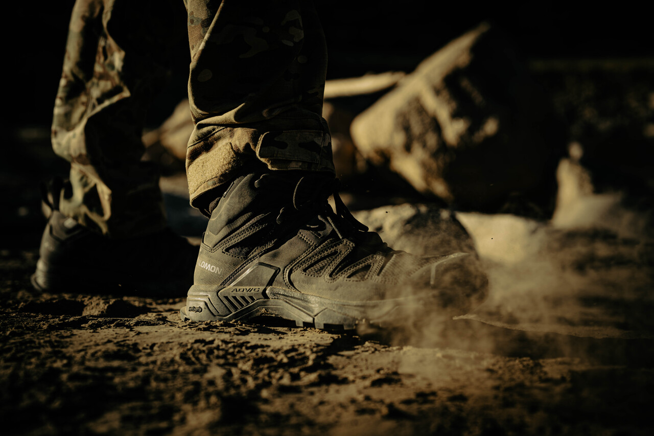 Salomon Black X Ultra Forces Mid Tactical Boot: Comfortable