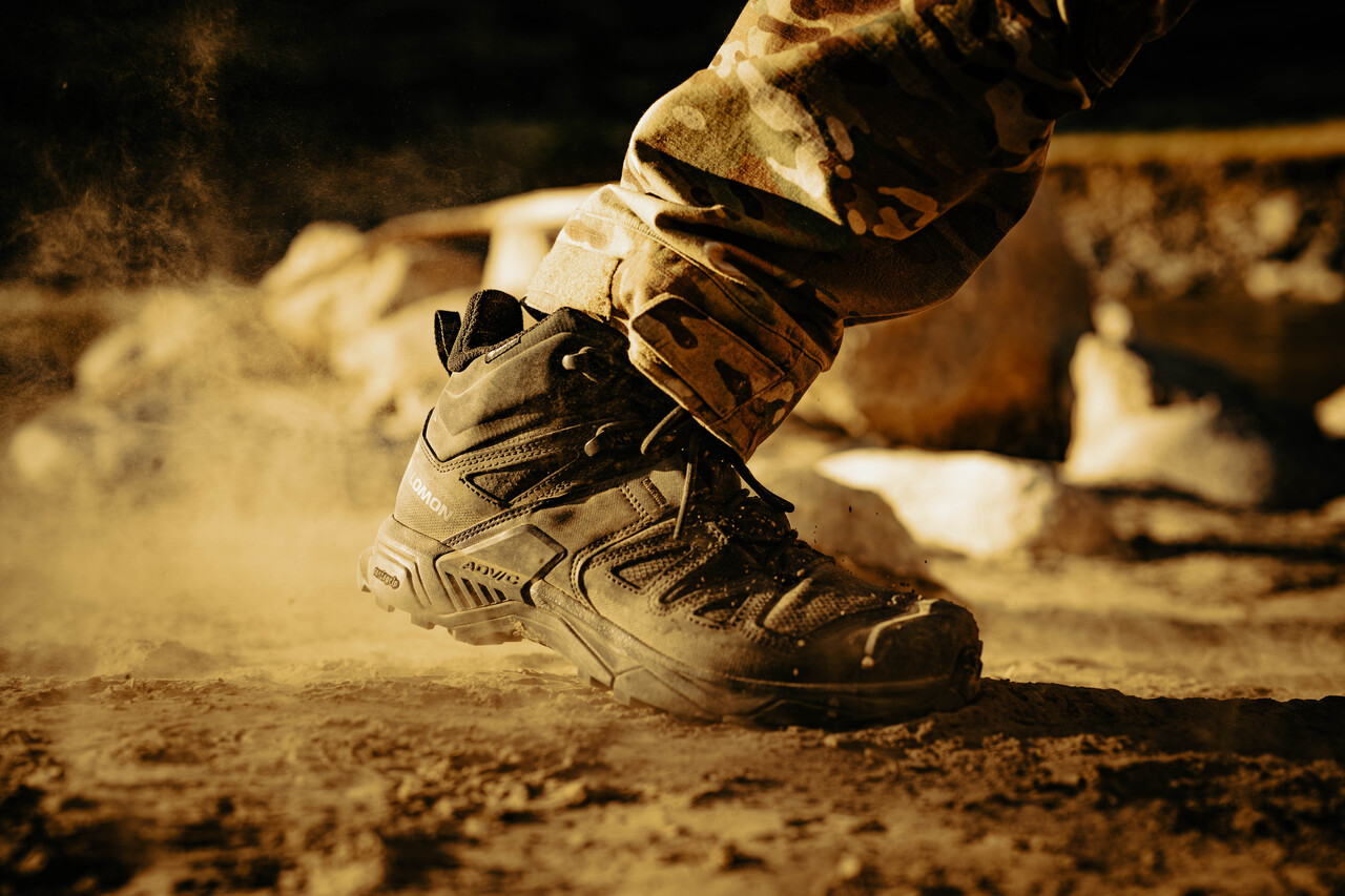 Salomon Black X Ultra Forces Mid Tactical Boot: Comfortable