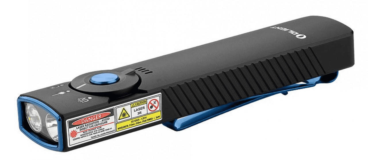 Olight Arkfeld Pro Flat EDC Rechargeable Flashlight w UV and Laser