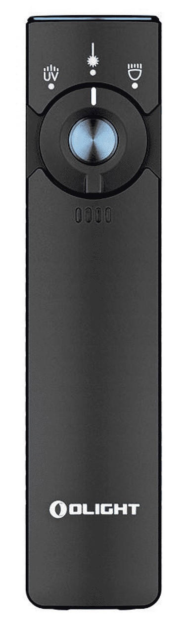 Olight Arkfeld Pro Flat EDC Rechargeable Flashlight w UV and Laser