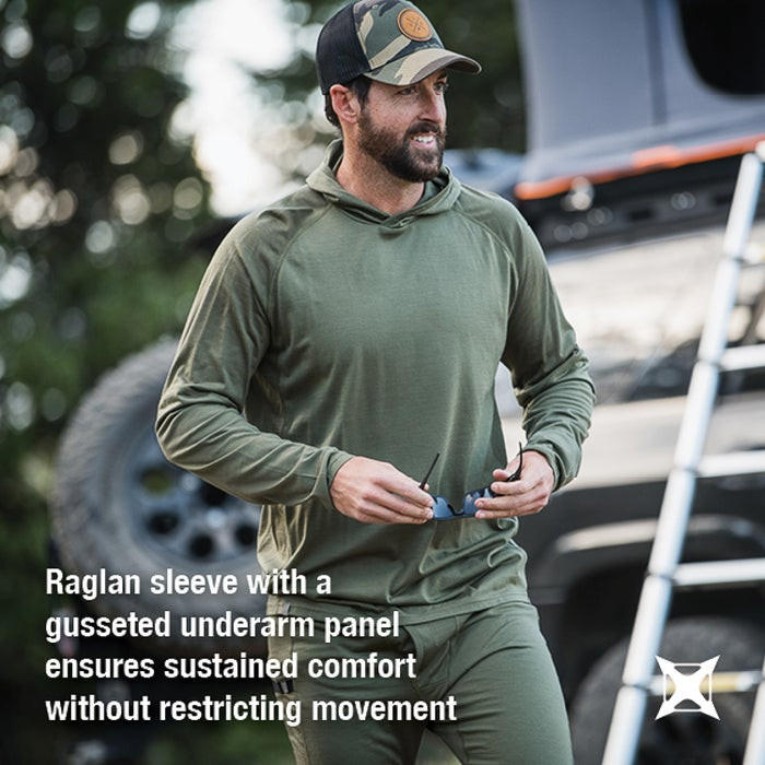 Vertx Men's Merino Base Layer Hoody - VTX1529