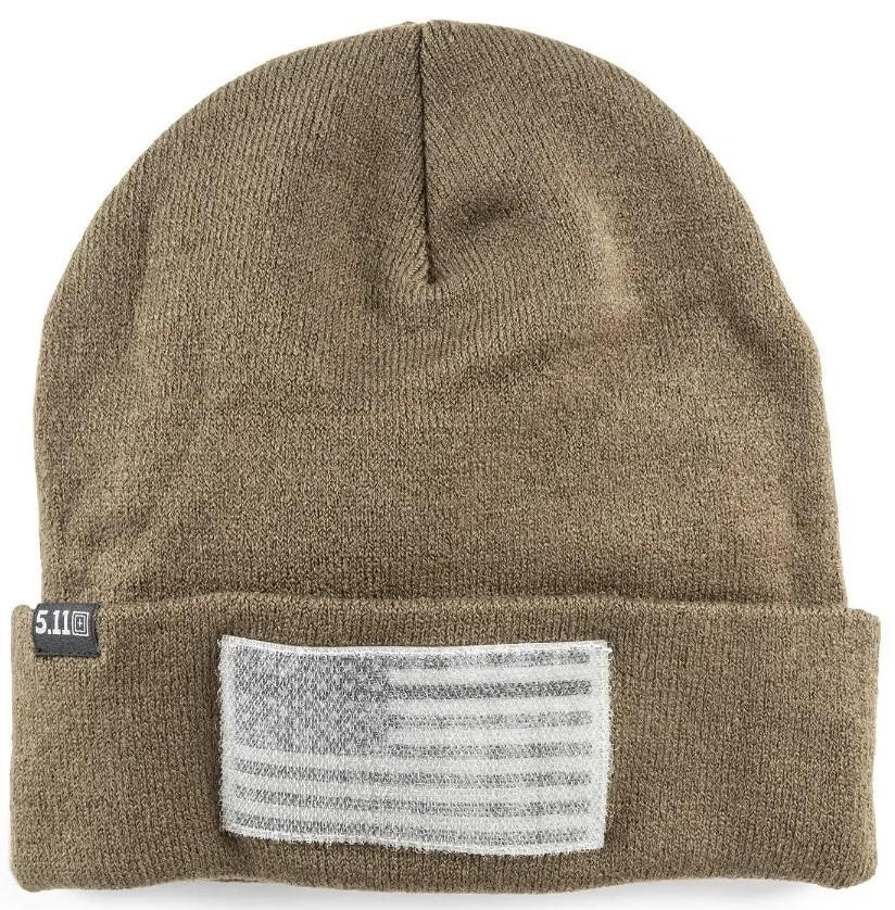 【限定値下げ】CROCHEANT Short Ribbon Beanie 5.11 Tactical Cuffed Flag Bearer Knitted Beanie 89162