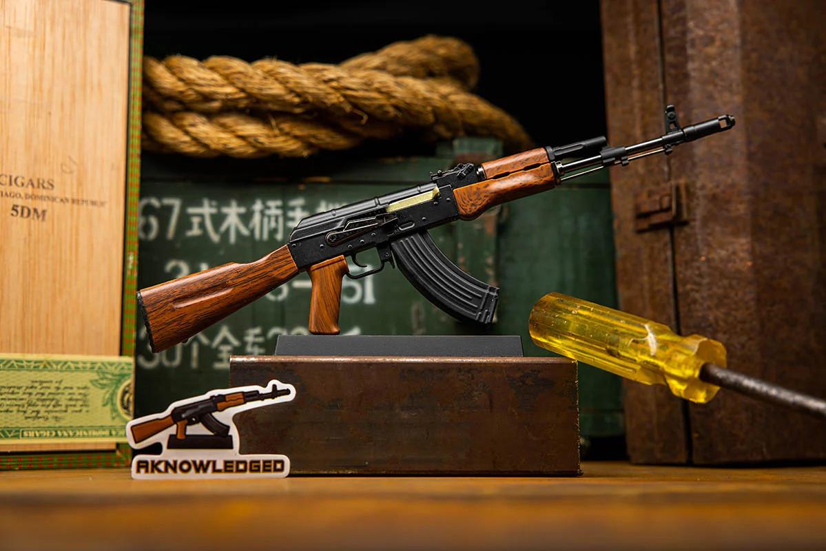 Goat Guns Diecast Mini AK47 Model - Black