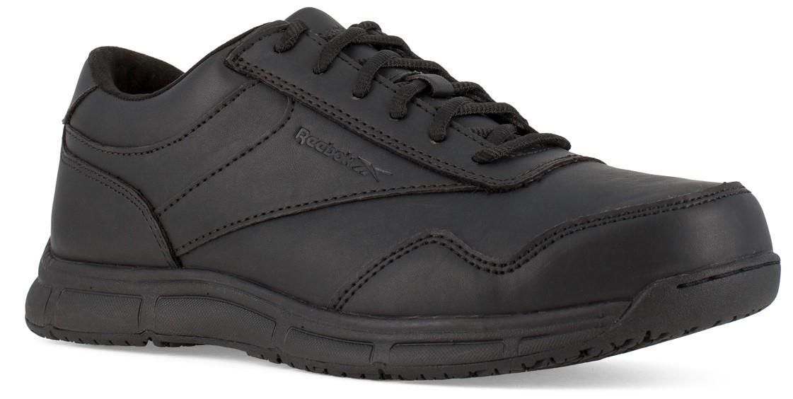 Reebok Women's Black Jorie LT Athletic Synthetic Leather Work Shoe