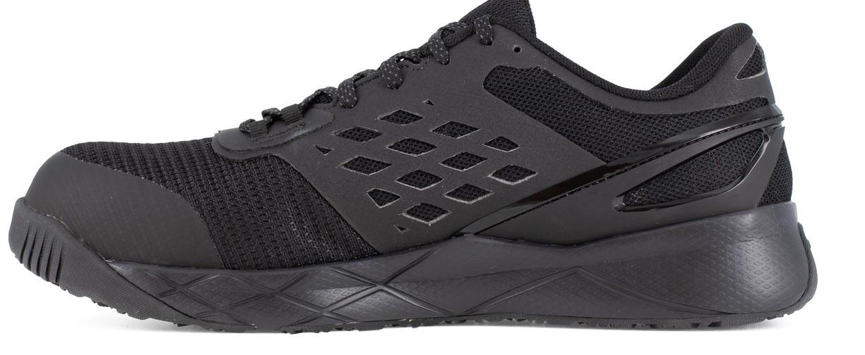 Reebok Men's Black Nanoflex TR Athletic Work Shoe
