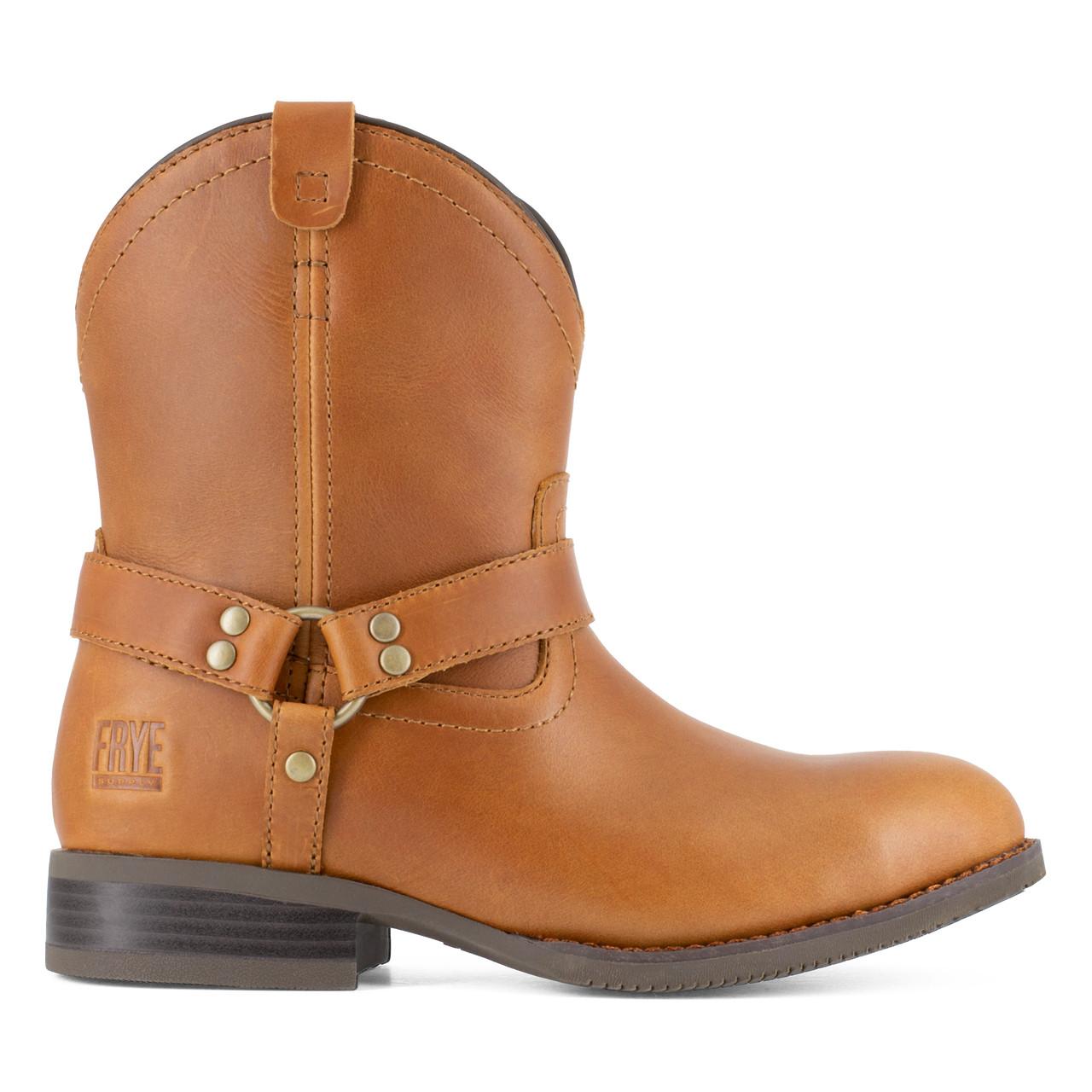 Frye Women's Brown Safety-Crafted Harness Steel Toe Work Boot