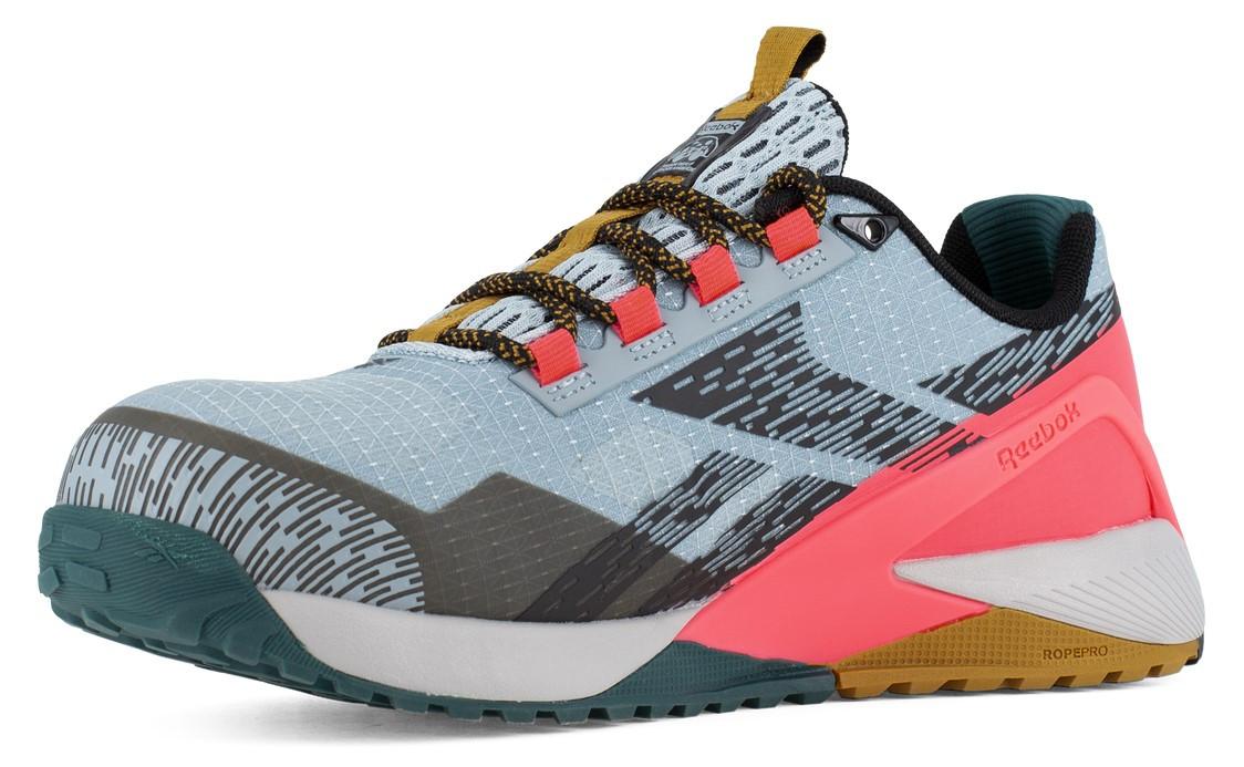 Reebok Women's Slate Blue/Salmon Nano X1 Adventure Athletic Work Shoe