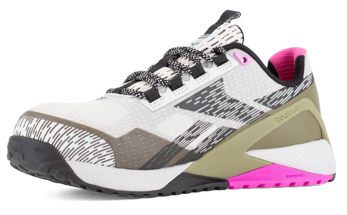 Reebok Women's Silver/Army Green/Pink Nano X1 Adventure Atlhetic
