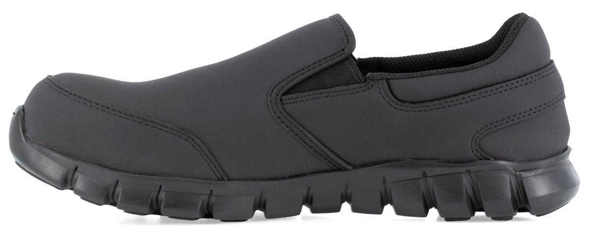 Reebok Rb4044 Reebok Men's Black Sublite Cushion Athletic Work Slip-On Boot
