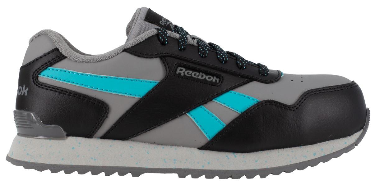 Reebok Women's Grey & Teal Harman Classic Work Sneaker