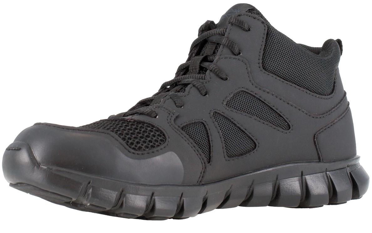 Reebok Men's Sublite Cushion Tactical Mid-Cut Black Boot-RB8405
