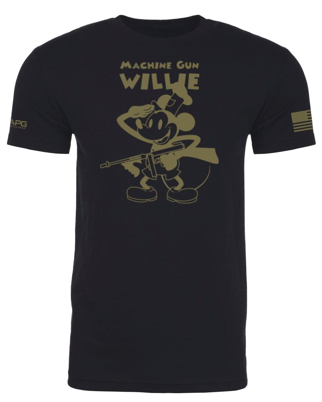 LAPG Machine Gun Willie Short Sleeve Graphic Tee