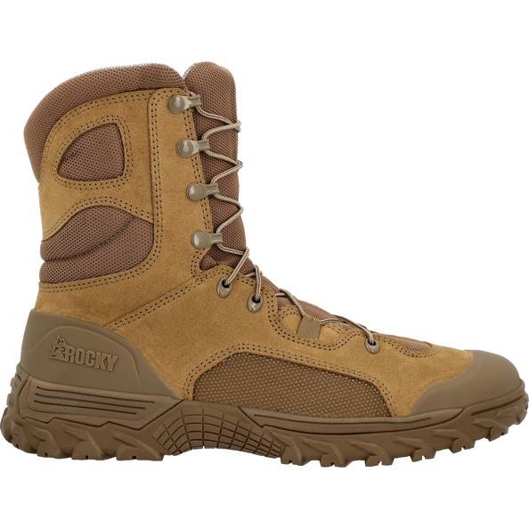 Rocky RKC164 Men's Coyote Brown Mountain Combat 8â€ Oil and slip