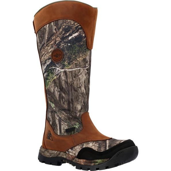 Rocky RKS0617 Lynx Snake Men's Mossy Oak Waterproof Zipper Pull-On