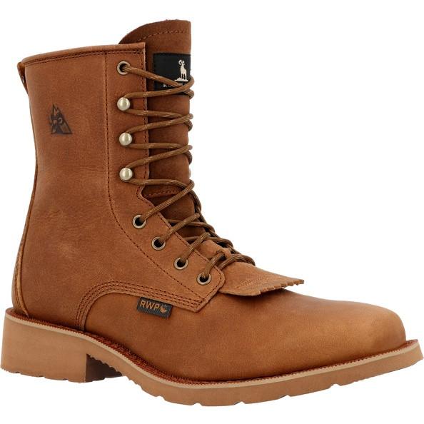 Rocky RKW0436 MonoCrepe Men's 8 Inch Waterproof Western Boot
