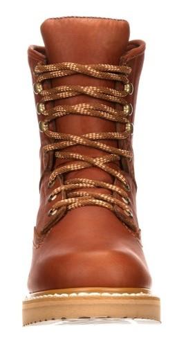 Georgia Boot G8152 8 Inch Barracuda Gold Wedge Work Boots display picture 2