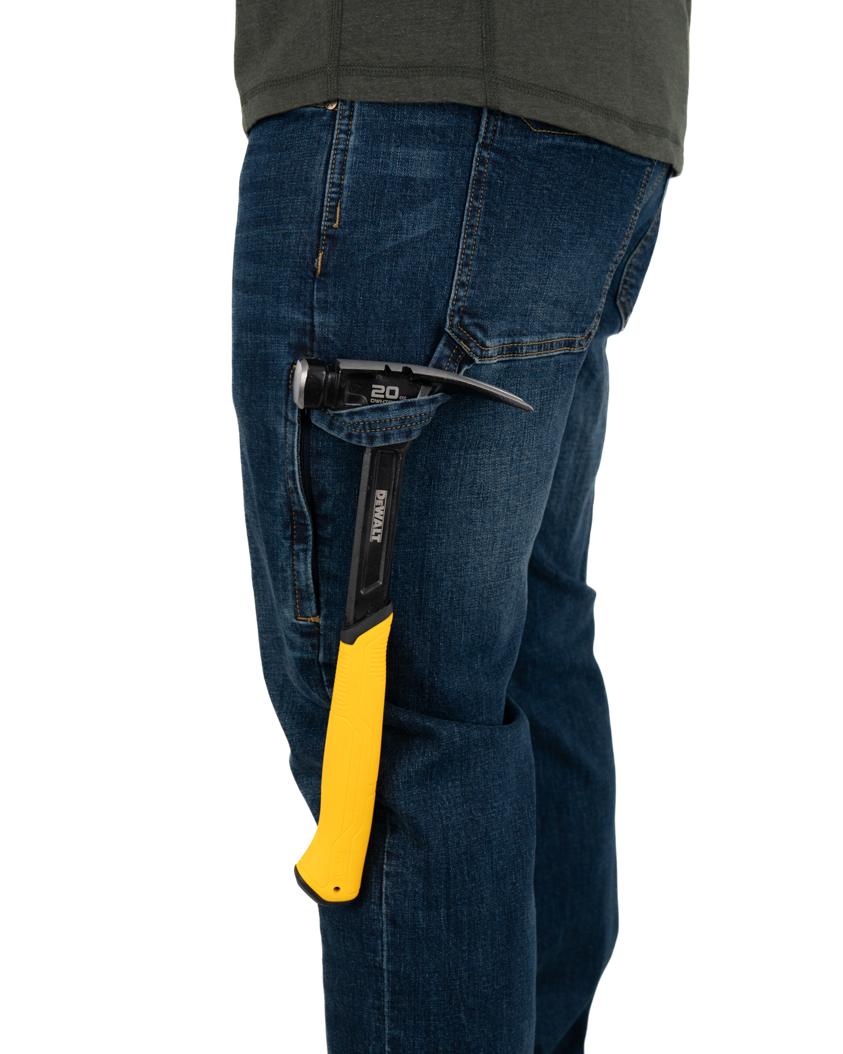 Iron & Haft Men's Journeyman Stretch Denim Durable Work Jeans