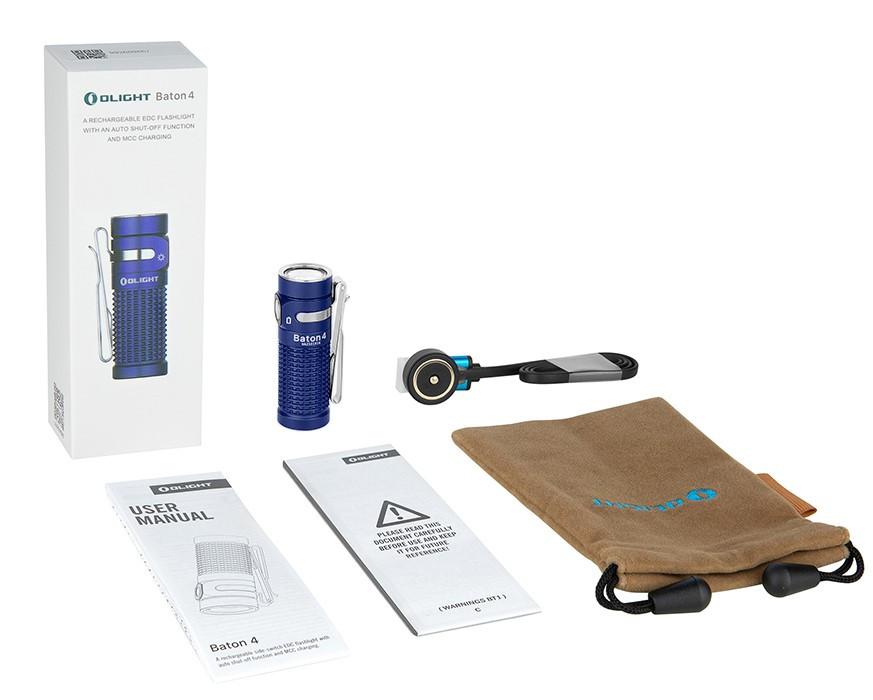 Olight Baton 4 Powerful EDC Flashlight 1300 Lumens Standard Edition