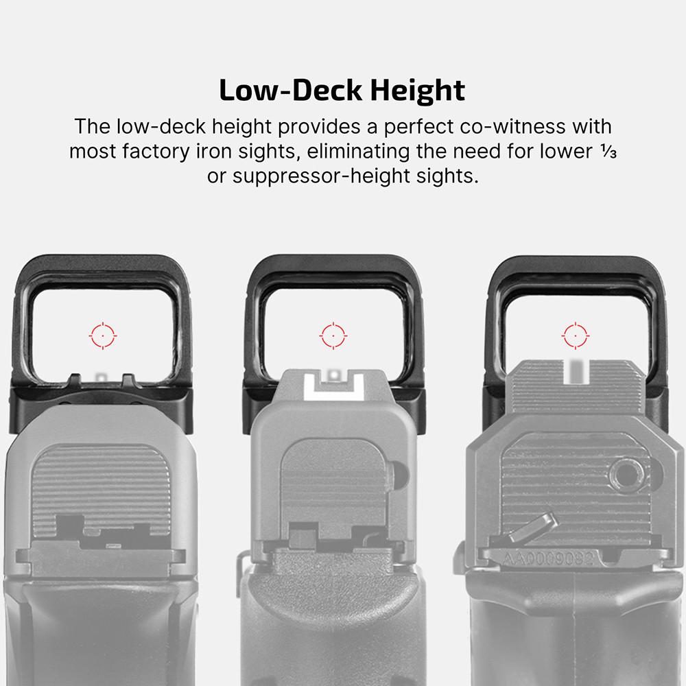 OSIGHT S ドットサイト Olight Osight S Rechargeable 2 MOA Red Dot Sight