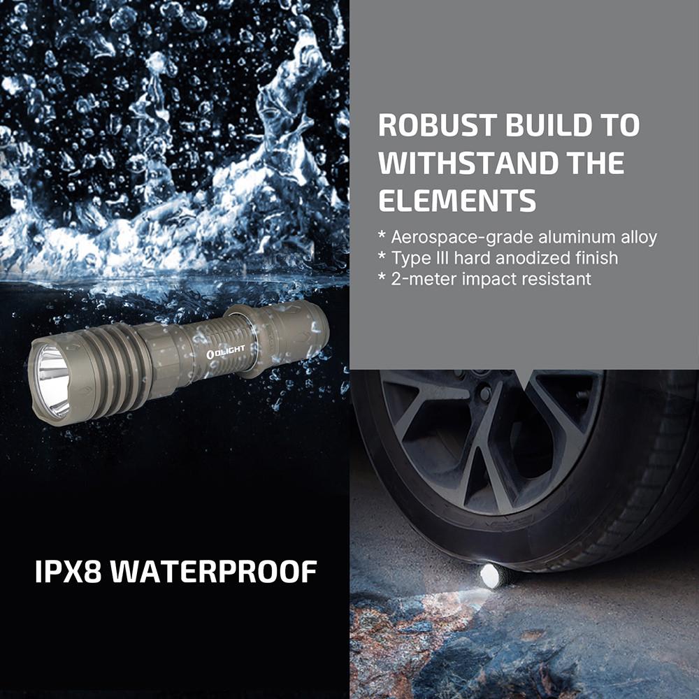 Olight Warrior X 4 Rechargeable Tactical 2600 Lumen Flashlight