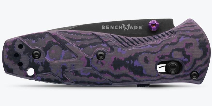 Benchmade Purple Haze 2025 Limited Edition Mini-Barrage Gold Class