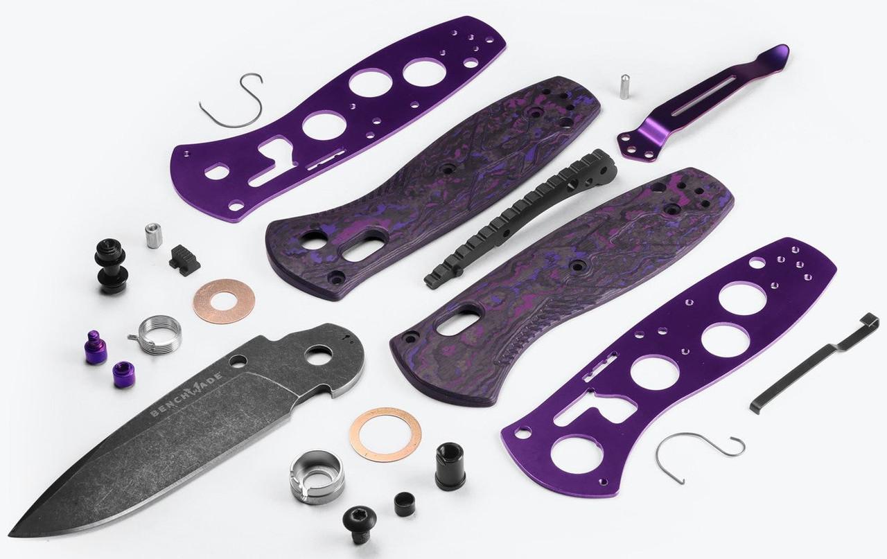 Benchmade Purple Haze 2025 Limited Edition Mini-Barrage Gold Class