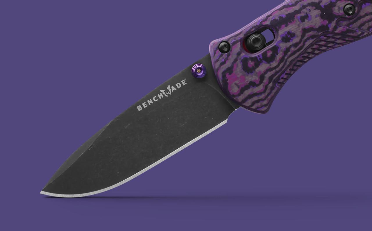 Benchmade Purple Haze 2025 Limited Edition Mini-Barrage Gold Class