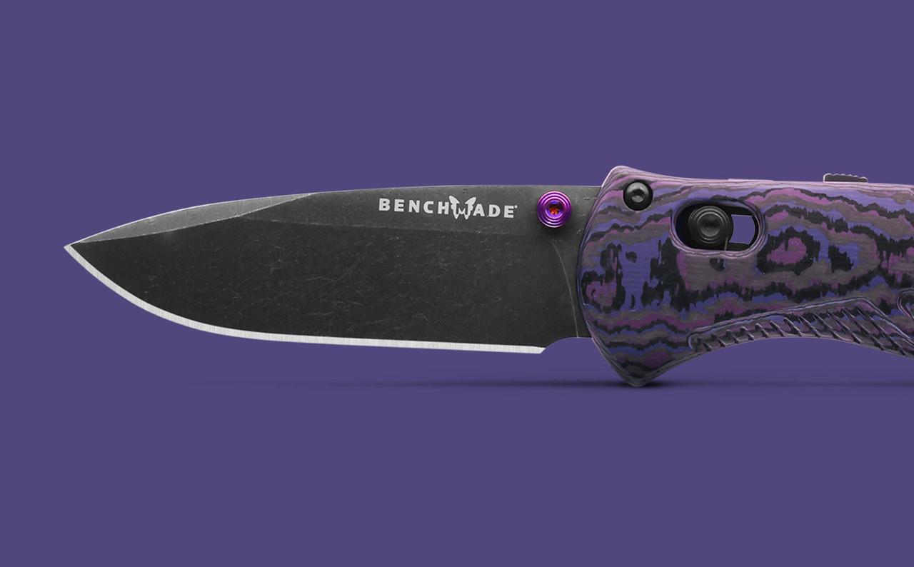 Benchmade Purple Haze 2025 Limited Edition Mini-Barrage Gold Class