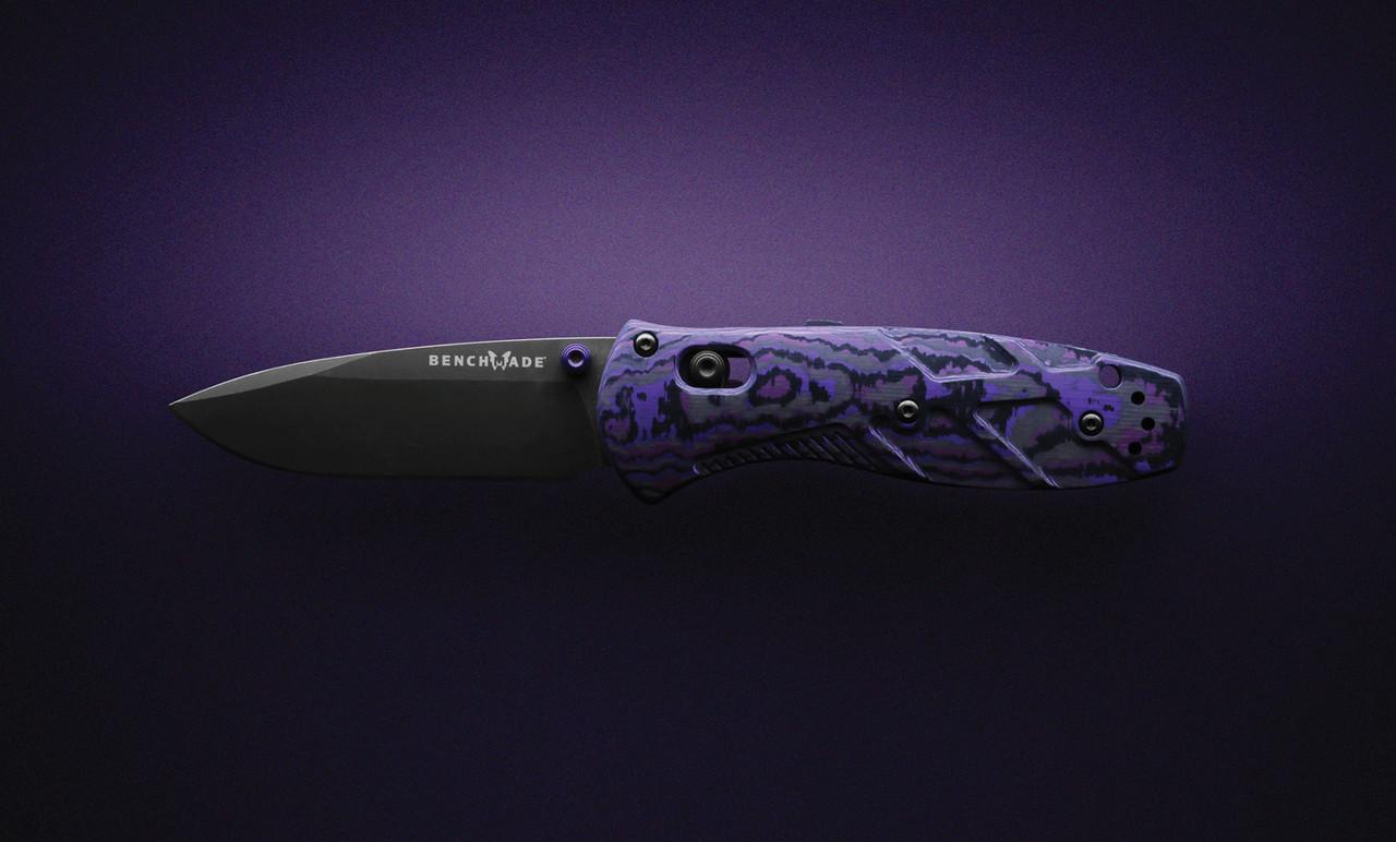 Benchmade Purple Haze 2025 Limited Edition Mini-Barrage Gold Class