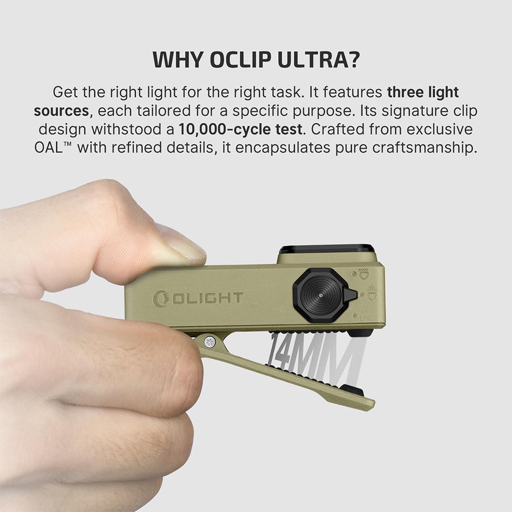 Olight Oclip Ultra 530 Lumen Clip-on Flashlight