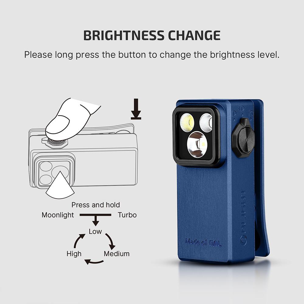 Olight Oclip Ultra 530 Lumen Clip-on Flashlight
