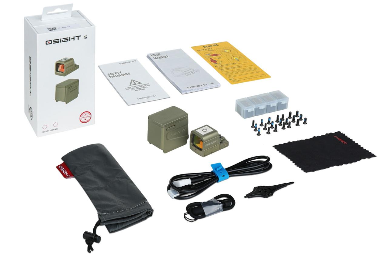Olight Osight S Rechargeable 2 MOA Red Dot Sight - Olive Green
