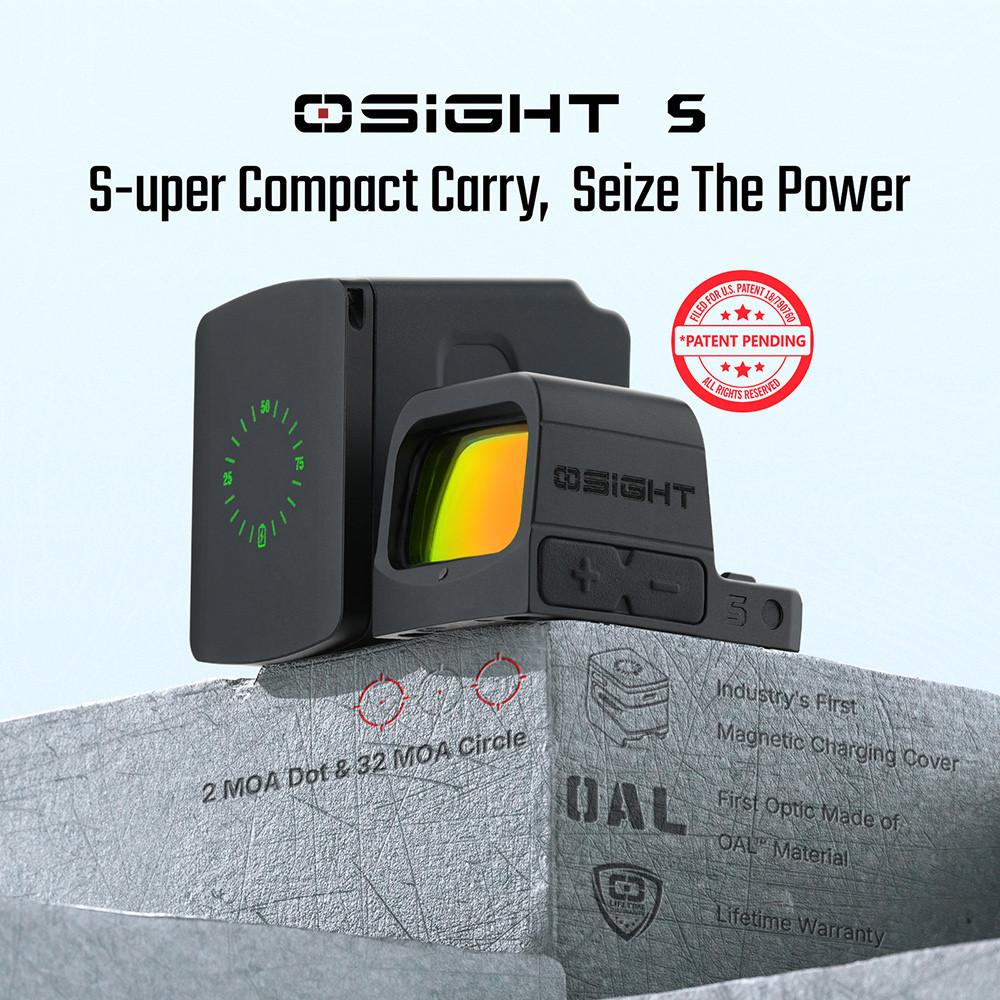 Olight Osight S Rechargeable 2 MOA Red Dot Sight - Olive