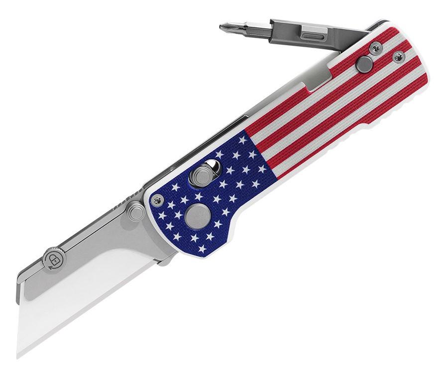 Olight U1 Pro Stars and Stripes Multi-Function Utility Knife-U1PRO