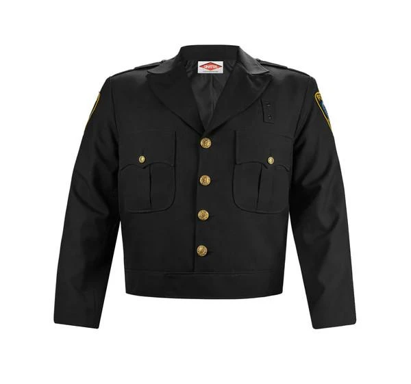 Fsci First Uniform First Class Uniforms Sinatra Button Front Ike Jacket with Satin Inner ...