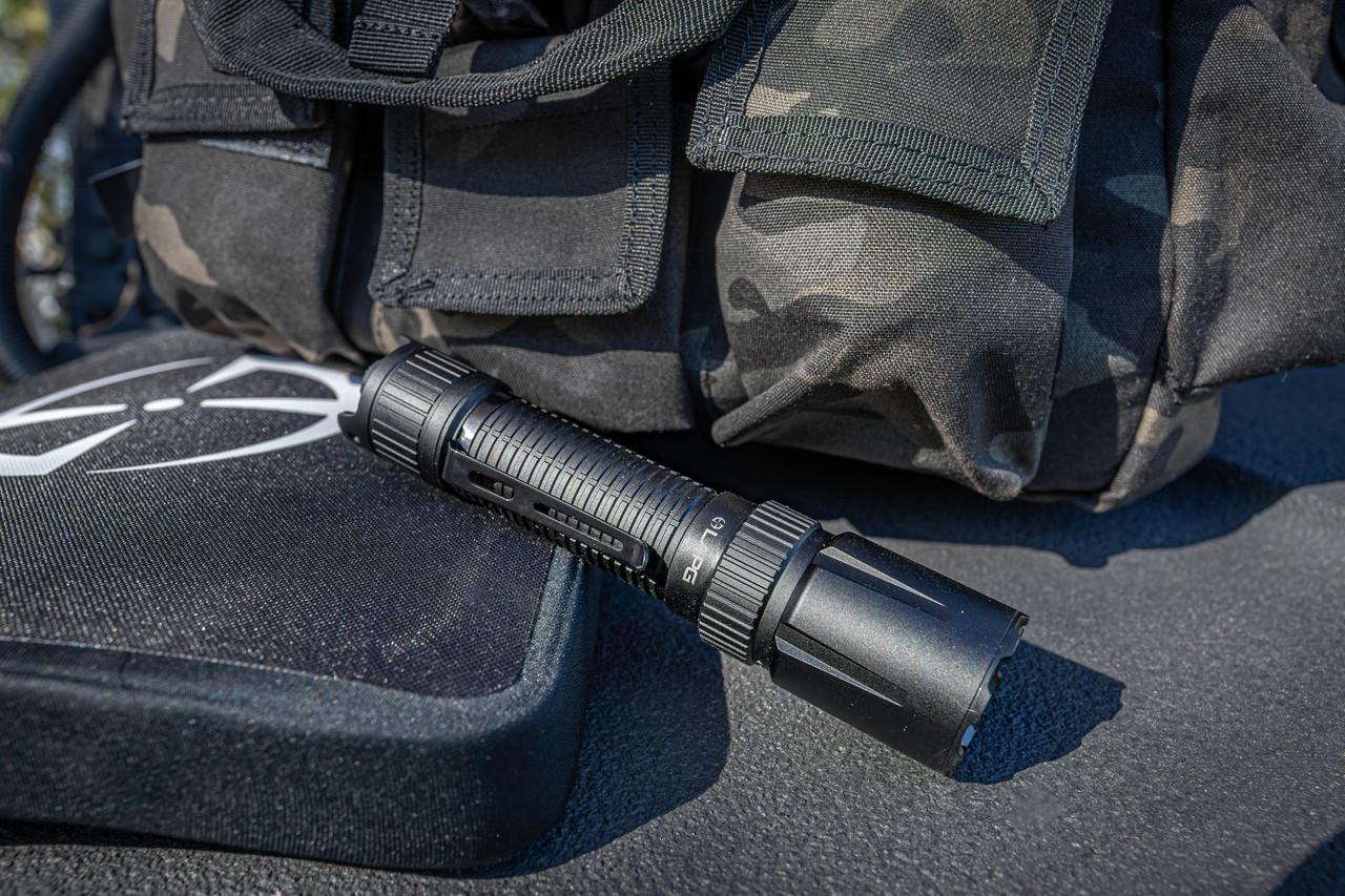 LAPG F-10 2,300 Lumen Dual Switch Tactical Flashlight